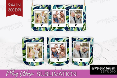 Eucalyptus Photo Mug Wrap PNG - Botanical Picture Frame Mug Product Image 1