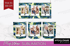 Eucalyptus Photo Mug Wrap PNG - Botanical Picture Frame Mug Product Image 1
