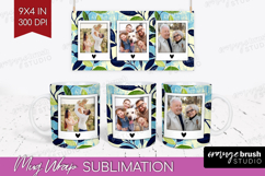 Eucalyptus Photo Mug Wrap PNG - Botanical Picture Frame Mug Product Image 1