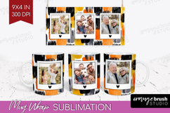 Halloween Photo Mug Wrap PNG - Brush Stroke Picture Frame Product Image 1