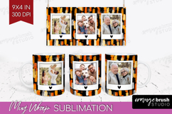 Halloween Photo Mug Wrap PNG - Brush Stroke Picture Frame Product Image 1
