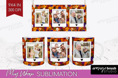 Halloween Photo Mug Wrap PNG - Brush Stroke Picture Frame Product Image 1