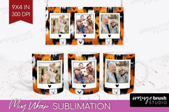 Halloween Photo Mug Wrap PNG - Brush Stroke Picture Frame Product Image 1