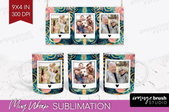 Brush Stroke Photo Mug Wrap PNG - Abstract Texture Picture Product Image 1