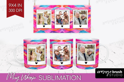 Brush Stroke Photo Mug Wrap PNG - Abstract Texture Picture Product Image 1