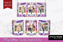 Brush Stroke Photo Mug Wrap PNG - Abstract Texture Picture Product Image 1