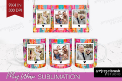 Brush Stroke Photo Mug Wrap PNG - Abstract Texture Picture Product Image 1