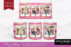 Brush Stroke Photo Mug Wrap PNG - Abstract Texture Picture Product Image 1