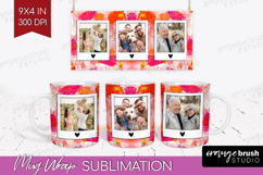 Brush Stroke Photo Mug Wrap PNG - Abstract Texture Picture Product Image 1
