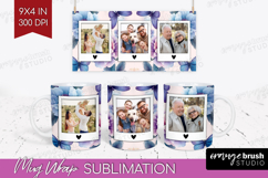 Floral Photo Mug Wrap PNG - Sping Flowers Picture Frame Mug Product Image 1