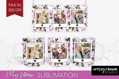 Spring Photo Mug Wrap PNG - Flowers Picture Frame Mug Product Image 1