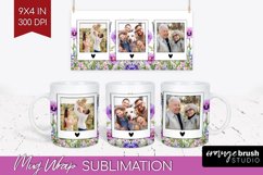 Wildflowers Photo Mug Wrap PNG - Floral Picture Frame Mug Product Image 1