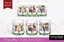 Wildflowers Photo Mug Wrap PNG - Floral Picture Frame Mug Product Image 1