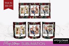 Christmas Photo Mug Wrap PNG - Christmas Tree Picture Frame Product Image 1