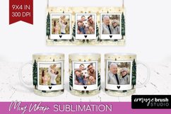 Christmas Photo Mug Wrap PNG - Christmas Tree Picture Frame Product Image 1