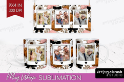 Pumpkun Photo Mug Wrap PNG - Fall Picture Frame Mug Product Image 1