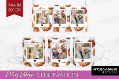 Pumpkun Photo Mug Wrap PNG - Fall Picture Frame Mug Product Image 1