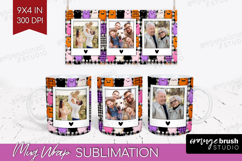 Halloween Photo Mug Wrap PNG - Spooky Picture Frame Mug Product Image 1