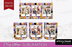 Halloween Photo Mug Wrap PNG - Spooky Picture Frame Mug Product Image 1
