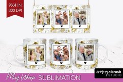 Rose Photo Mug Wrap PNG - Floral Picture Frame Mug Product Image 1