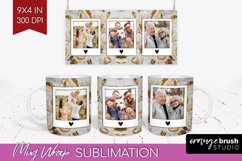 Rose Photo Mug Wrap PNG - Floral Picture Frame Mug Product Image 1