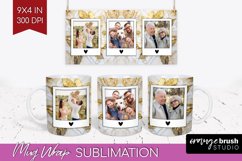 Rose Photo Mug Wrap PNG - Floral Picture Frame Mug Product Image 1