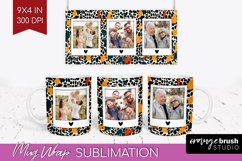 Leopard Print Photo Mug Wrap PNG - Animal Pattern Picture Product Image 1