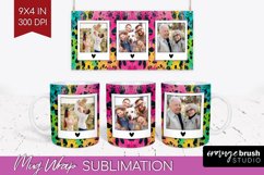 Leopard Print Photo Mug Wrap PNG - Animal Pattern Picture Product Image 1