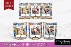 Pearl Photo Mug Wrap PNG - Pearl Texture Picture Frame Mug Product Image 1