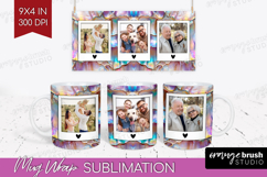 Pearl Photo Mug Wrap PNG - Pearl Texture Picture Frame Mug Product Image 1