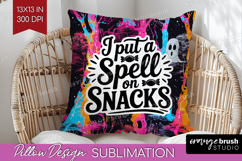 Sarcastic Quote Pillow Sublimation - Halloween Pillow Cover Product Image 1