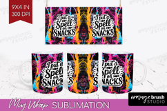 Sarcastic Quote Mug Wrap - Halloween Mug PNG Sublimation Product Image 1