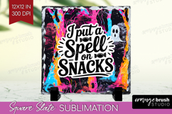 Sarcastic Quote Slate PNG - Halloween Square Slate Product Image 1