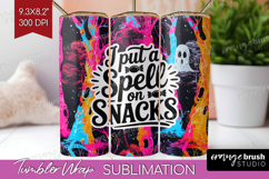Sarcastic Quote Tumbler Wrap - Halloween Tumbler PNG Product Image 1