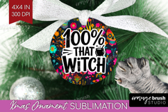 Sarcastic Quote Ornament PNG - Halloween PNG Sublimation Product Image 1