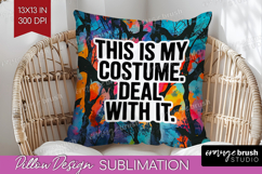 Sarcastic Quote Pillow Sublimation - Halloween Pillow Cover Product Image 1