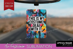 Sarcastic Quote Air Freshener PNG - Halloween PNG Product Image 1
