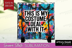 Sarcastic Quote Slate PNG - Halloween Square Slate Product Image 1