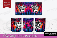 Sarcastic Quote Mug Wrap - Halloween Mug PNG Sublimation Product Image 1
