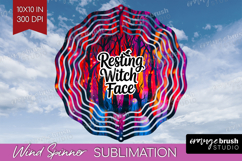 Sarcastic Quote Wind Spinner Sublimation PNG - Halloween Product Image 1