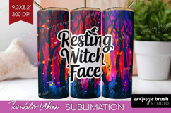 Sarcastic Quote Tumbler Wrap - Halloween Tumbler PNG Product Image 1