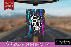 Sarcastic Quote Air Freshener PNG - Halloween PNG Product Image 1