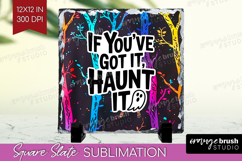 Sarcastic Quote Slate PNG - Halloween Square Slate Product Image 1