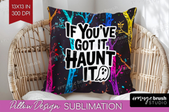 Sarcastic Quote Pillow Sublimation - Halloween Pillow Cover Product Image 1