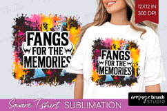 Sarcastic Quote Square Tshirt Background - Halloween PNG Product Image 1