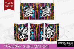 Sarcastic Quote Mug Wrap - Halloween Mug PNG Sublimation Product Image 1