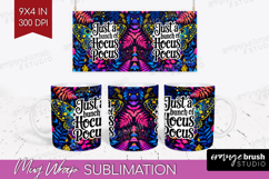 Sarcastic Quote Mug Wrap - Halloween Mug PNG Sublimation Product Image 1
