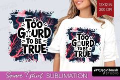 Sarcastic Quote Square Tshirt Background - Halloween PNG Product Image 1