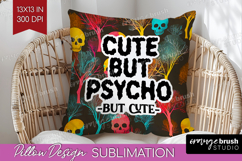 Sarcastic Quote Pillow Sublimation - Halloween Pillow Cover Product Image 1