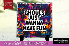 Sarcastic Quote Slate PNG - Halloween Square Slate Product Image 1